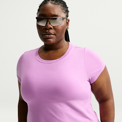 Nike Sportswear Chill Knit Women's Cropped T-Shirt (Plus Size